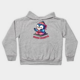 Penguin Yoga instructor Kids Hoodie